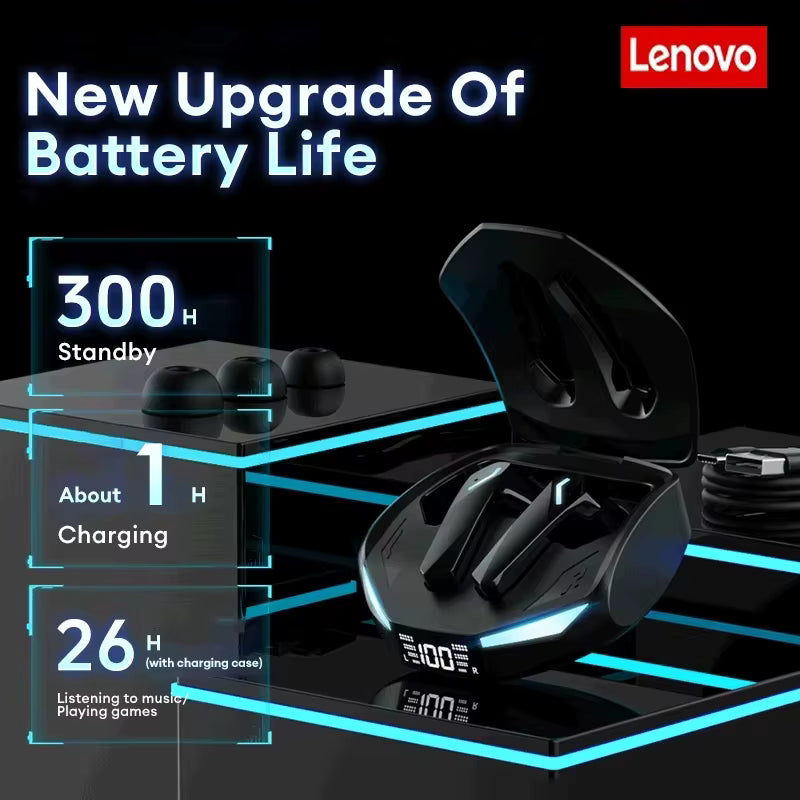 New Lenovo XT53 Wireless Upgrade Bluetooth 5.4 Earphones LED